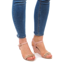 Wedge Sandals 188-31 Lyserød