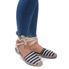 Sandaler Espadrilles Ballerinas 6368 Sort