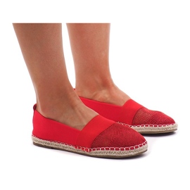 Openwork Espadrilles Sneakers 188-38 Rød