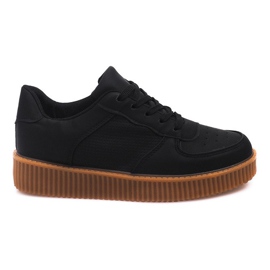 Creepers Støvler På Platform B3136B-SP Sort