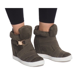 Wedge Sneakers 6671-Y Grøn