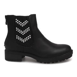 Motoriserede støvler med studs LL98 sort