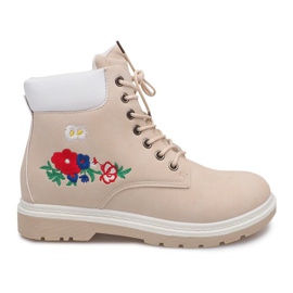 Isolerede tømmerstøvler SJ669-5 Beige