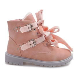 Varme ekstravagante støvler TL0129-3 Pink lyserød