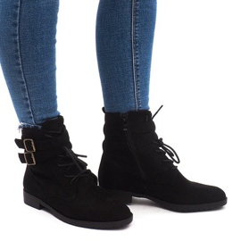 Warm Booties Jodhpur støvler H7187 Sort