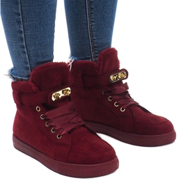 Varme sneakers BOK-1122 Rød