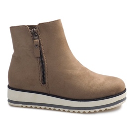 Varme støvler Jodhpur støvler K-103 Stone beige