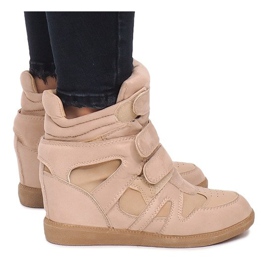 Wedge Sneakers BZ8386 Khaki flerfarvet grøn