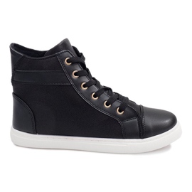 High Shiny Sneakers TL510-2 Sort