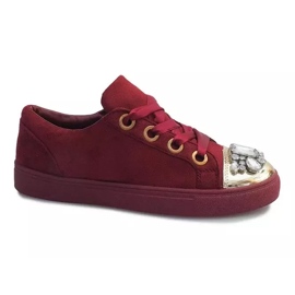 Rigt dekoreret Sneakers 6192 Rød