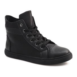 High Shiny Sneakers TL510-1 Sort
