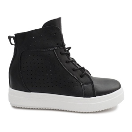 Openwork Wedge Sneakers NB53P Sort