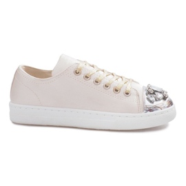 Pink Diamond Dekorerede Sneakers lyserød