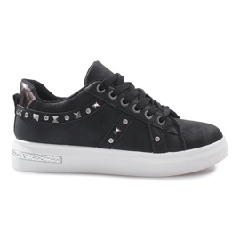 Sorte sneakers med Lucette nitter