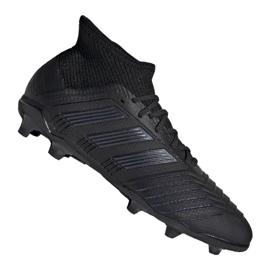 Adidas Predator 19.1 Fg Jr G25791 fodboldstøvler sort sort