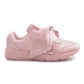 Sports sneakers med Laure sløjfer lyserød