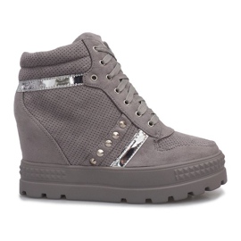 Grå ruskind Maxime sneakers