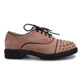 Pink brogues med Raymonde studs lyserød