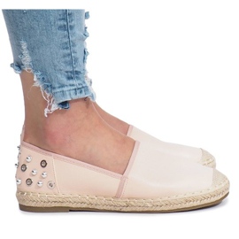 Lyserøde espadriller med Dolita nitter