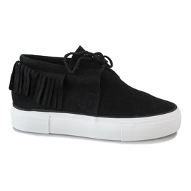 Sorte slyngplanter med A-63 boho frynser
