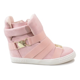 Pink wedge sneakers 1671 lyserød