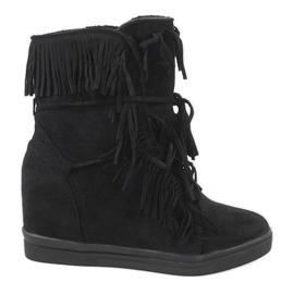 Sort isolerede sneakers H6301AR