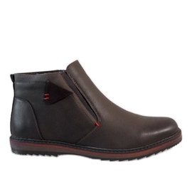 Brune slip-on sko A20184-3