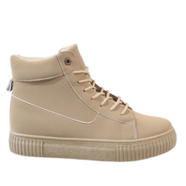 892-PA Beige snørebånd