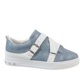 Blå sneakers med et MB1968 spænde