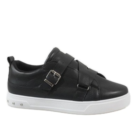 Sorte sneakers med et MB1968 spænde