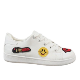 80065-B stumpe hvide sneakers
