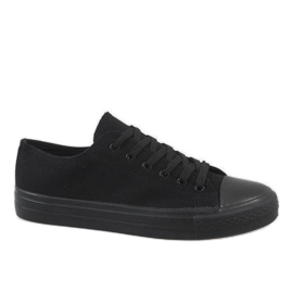 Sorte klassiske herresneakers XN35