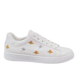 Hvide bi sneakers T5030-2