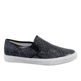 Sort herre slip på YDB-9 sneakers