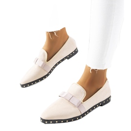 Lyserøde brogues med B12-12 studs