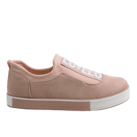 Lyserøde X-9707 slip-on sneakers