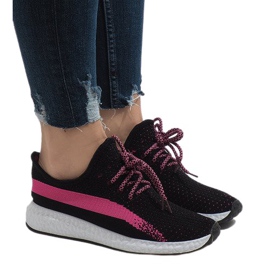 Sorte sportssko 6751-Y