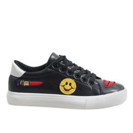 Sorte sneakers BL75 stempel