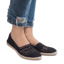 JX57P sorte blonder sneakers