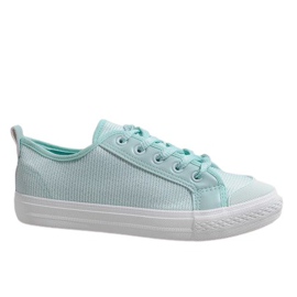 Blå glitter sneakers BOK-1138