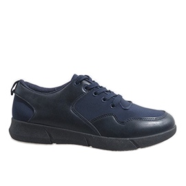 Marineblå sneakers til mænd A-58 marine blå
