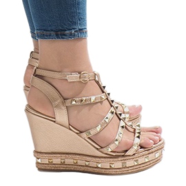 Kobberkile sandaler VS-368 gylden