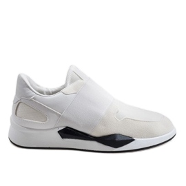 Hvide sneakers lavet af lycra R371