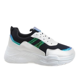 Sorte moderigtige sportssko LL1743 hvid