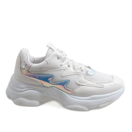 Hvide trendy sportssko LL1730