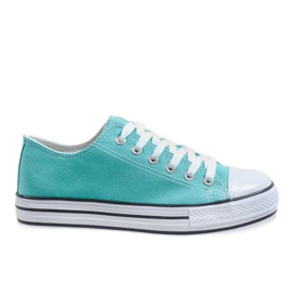Mint sneakers på B72B-11 platformen grøn