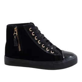 Sorte JX-95 høje sneakers