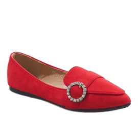 Røde DY-01 ballerina loafers