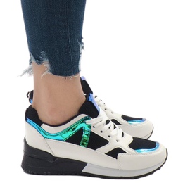 Sorte sneakers moderigtige sportssko 2018-12 hvid