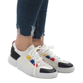 Sort og hvide sportssko sneakers 2018-9